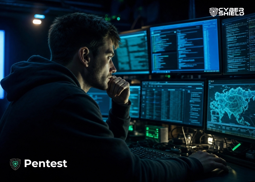 Capa: Pentest - teste de invasão empresarial